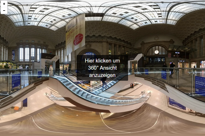 Hauptbahnhof Leipzig Klick für 360° Ansicht