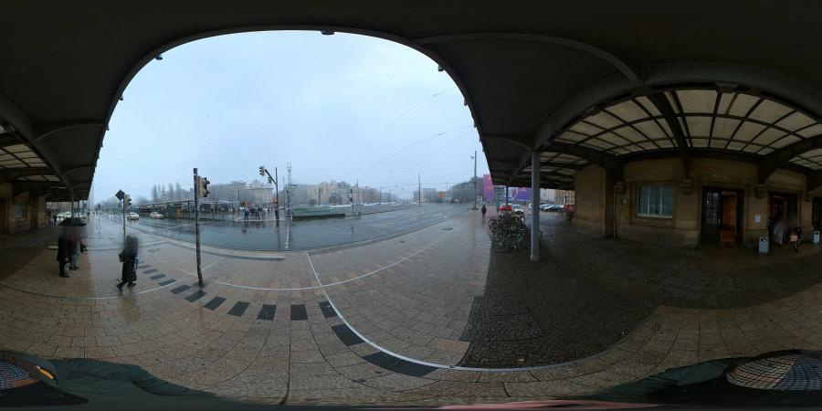 Eingangangsbereich Hauptbahnhof Leipzig Klick für 360° Ansicht